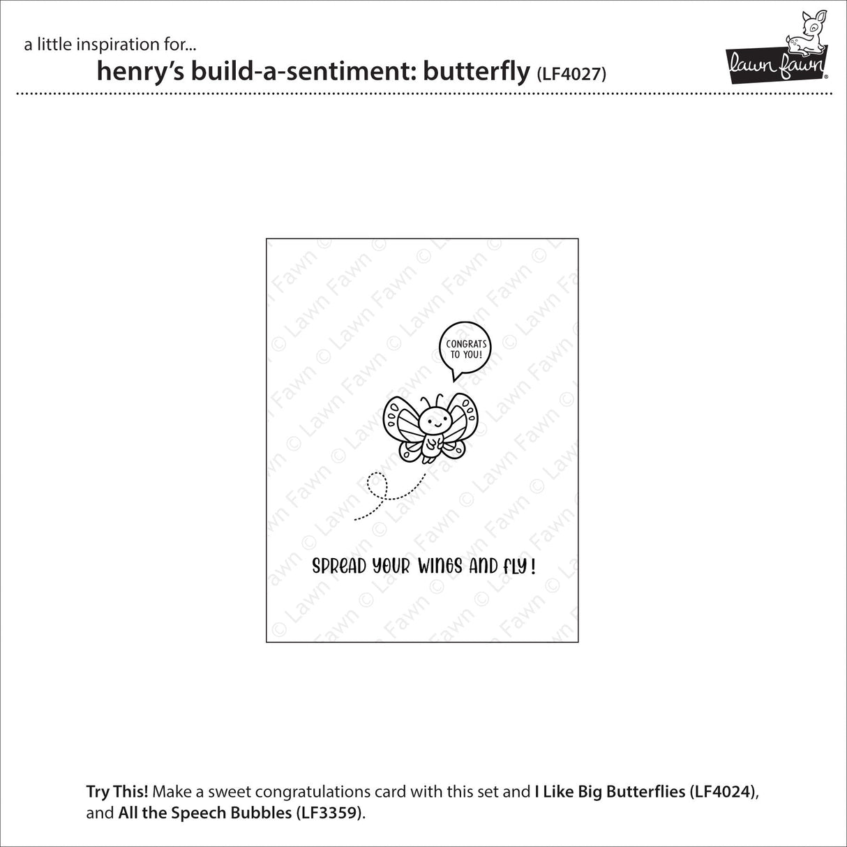 henry's build-a-sentiment: butterfly