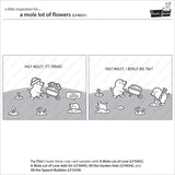 a mole lot of flowers