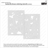 butterfly kisses coloring stencils