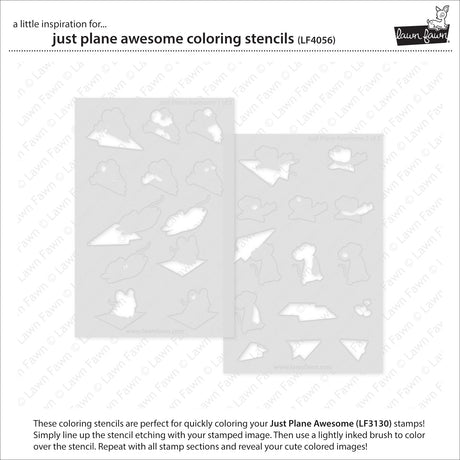 just plane awesome coloring stencils