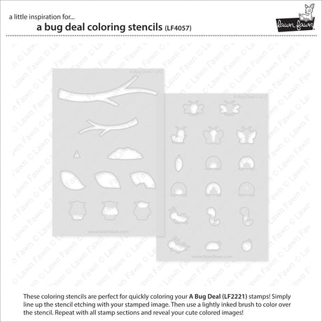 a bug deal coloring stencils
