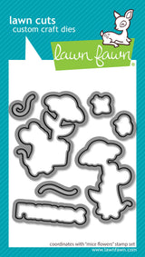 mice flowers lawn cuts