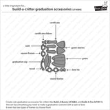 build-a-critter graduation accessories