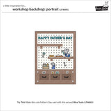 workshop backdrop: portrait