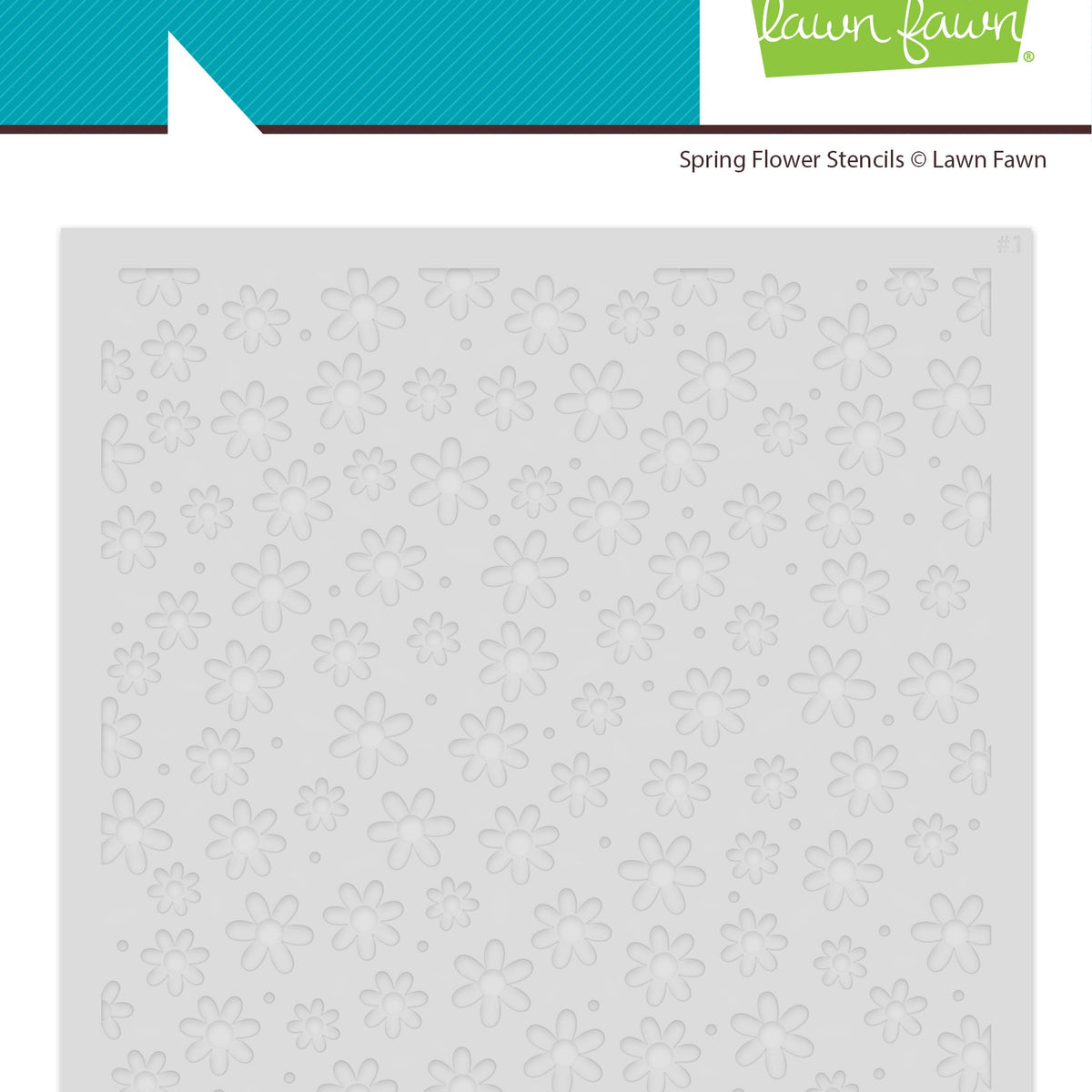 spring flowers stencils – Lawn Fawn