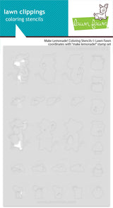 make lemonade! coloring stencils