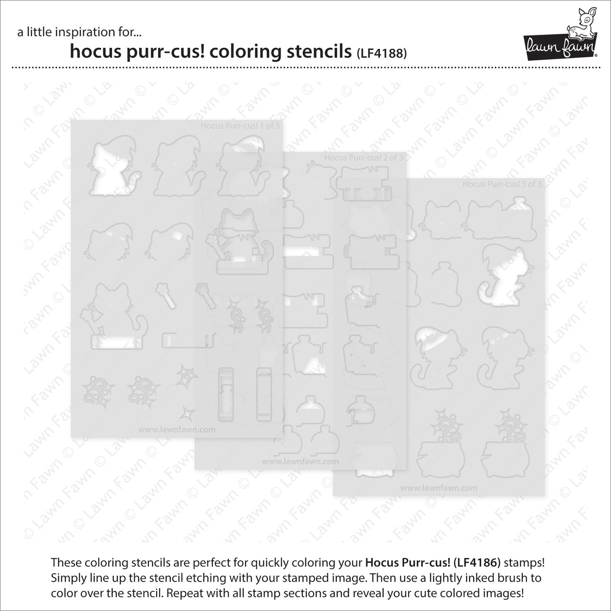 hocus purr-cus! coloring stencils