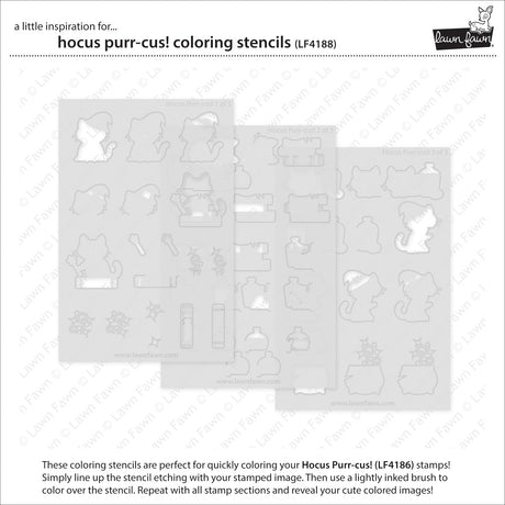 hocus purr-cus! coloring stencils