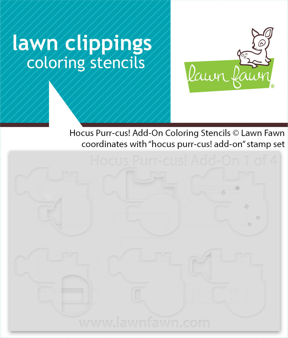 hocus purr-cus! add-on coloring stencils
