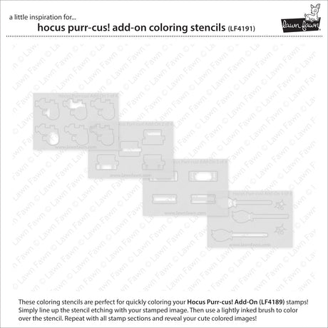 hocus purr-cus! add-on coloring stencils
