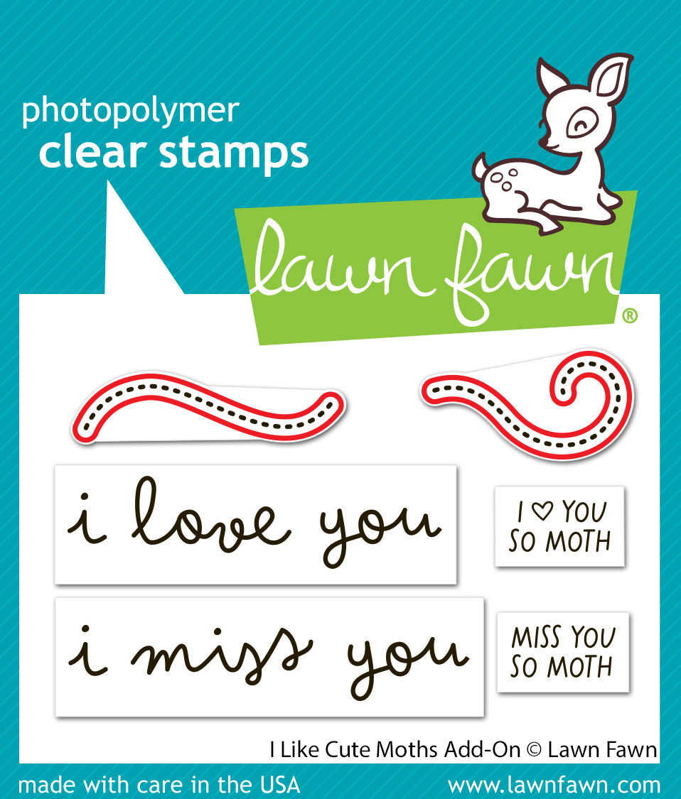 i like cute moths add-on lawn cuts