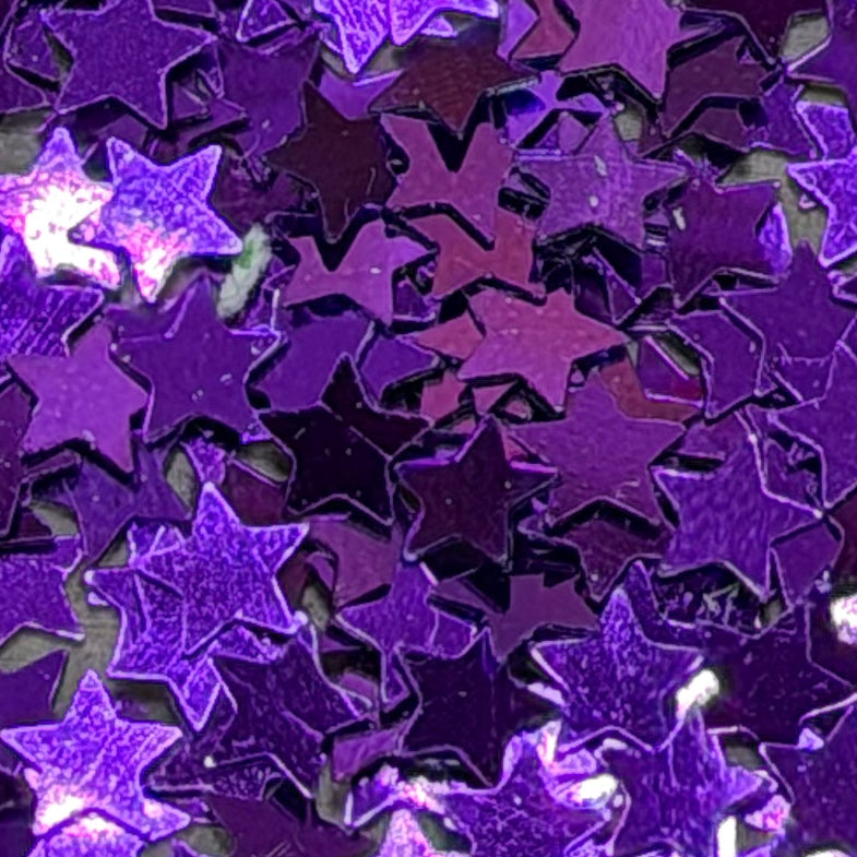 purple stars confetti