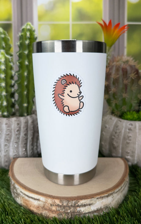 hedgehog vinyl sticker