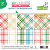 let it shine holiday plaids petite paper pack