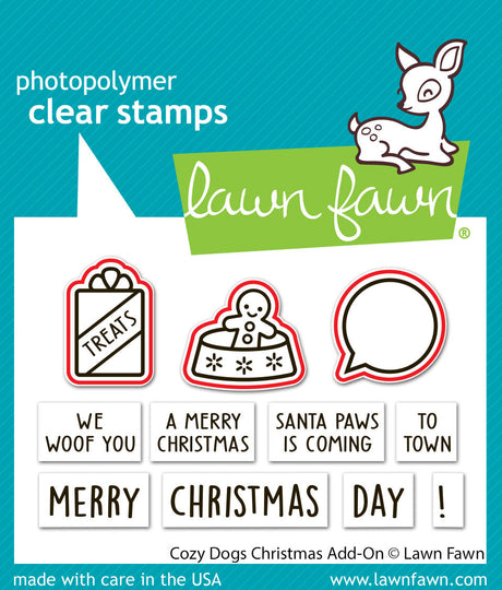 cozy dogs christmas add-on lawn cuts