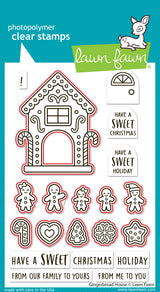 gingerbread house lawn cuts
