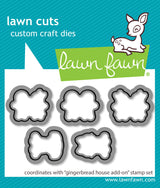 gingerbread house add-on lawn cuts