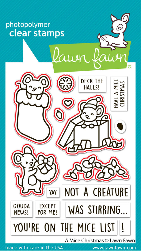 a mice christmas lawn cuts