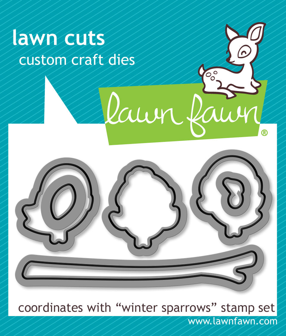 winter sparrows lawn cuts