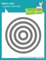 large stitched circle stackables