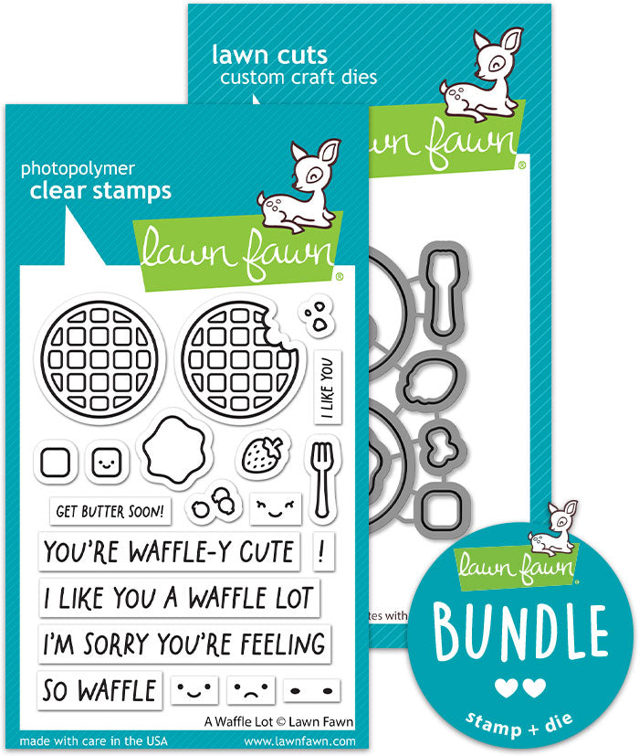 a waffle lot(stamp+die bundle)