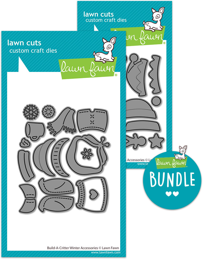 build-a-critter accessories (winter + christmas bundle)
