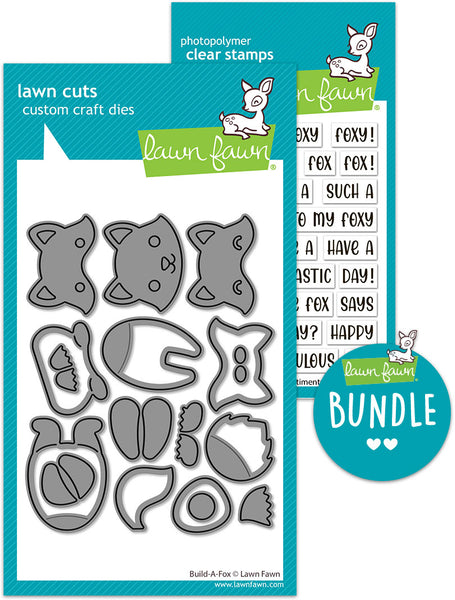 build-a-fox bundle (die+stamp bundle) – Lawn Fawn