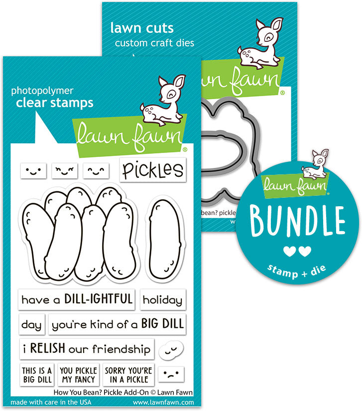 how you bean? pickle add-on (stamp+die bundle)