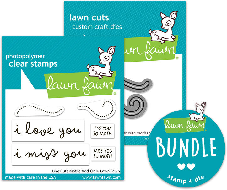 i like cute moths add-on (stamp+die bundle)