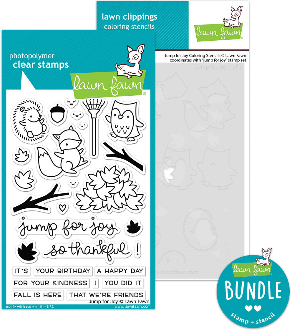 jump for joy (stamp+coloring stencil bundle)