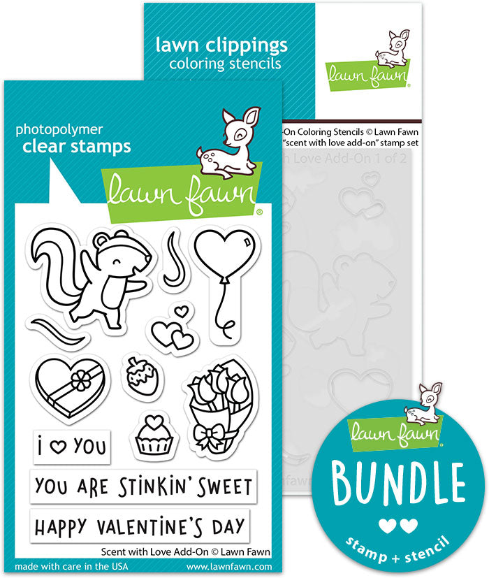 scent with love add-on (stamp+coloring stencil bundle)