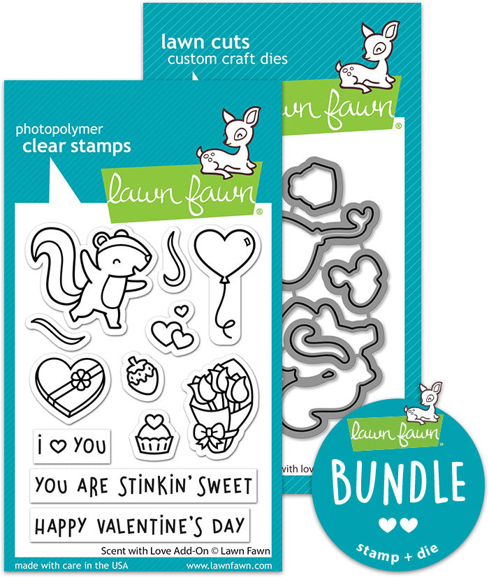 scent with love add-on(stamp+die bundle)