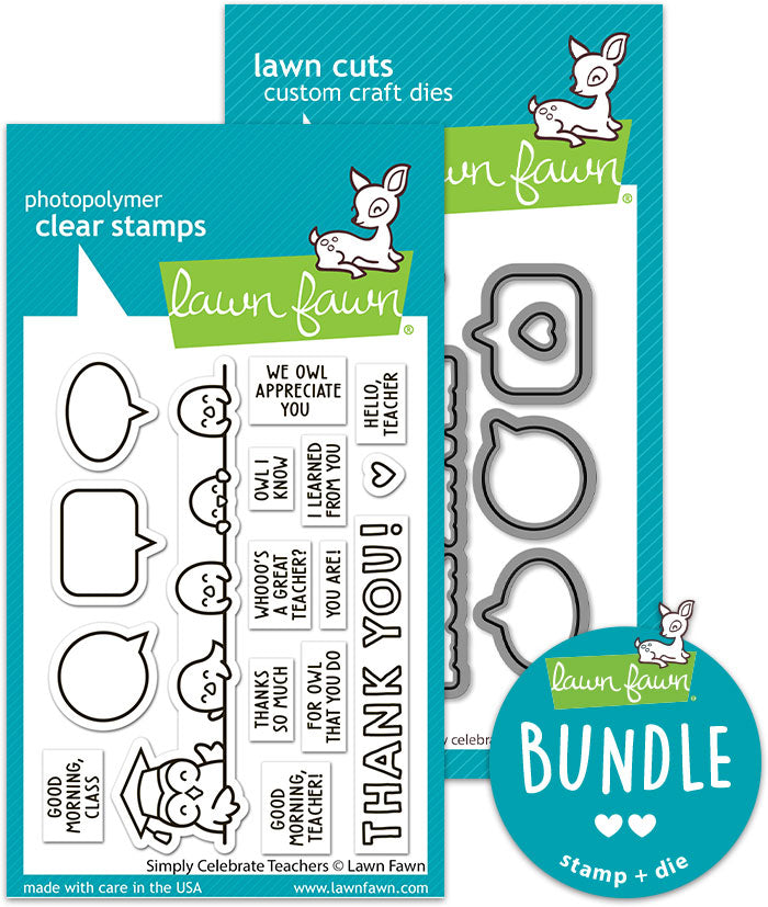 simply celebrate teachers (stamp+die bundle)