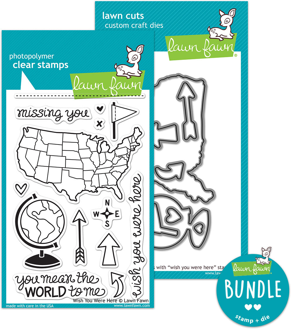 wish you were here (stamp+die bundle) – Lawn Fawn