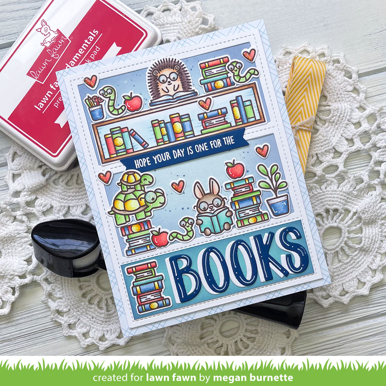 little woodland library friends – Lawn Fawn
