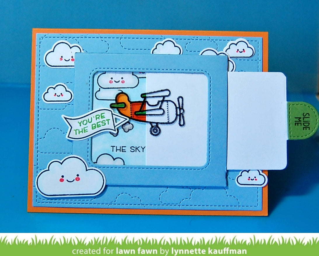 stitched cloud backdrop: landscape