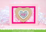 heart pouch dotted hearts add-on