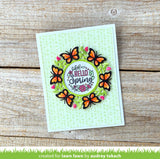 magic iris butterfly wreath add-on