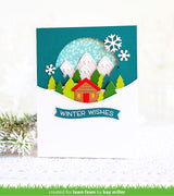 shadow box card mountain add-on