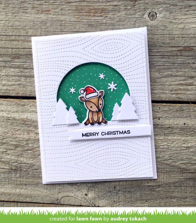 shadow box card mountain add-on