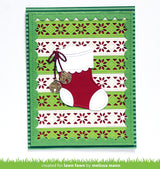 nordic snowflake border