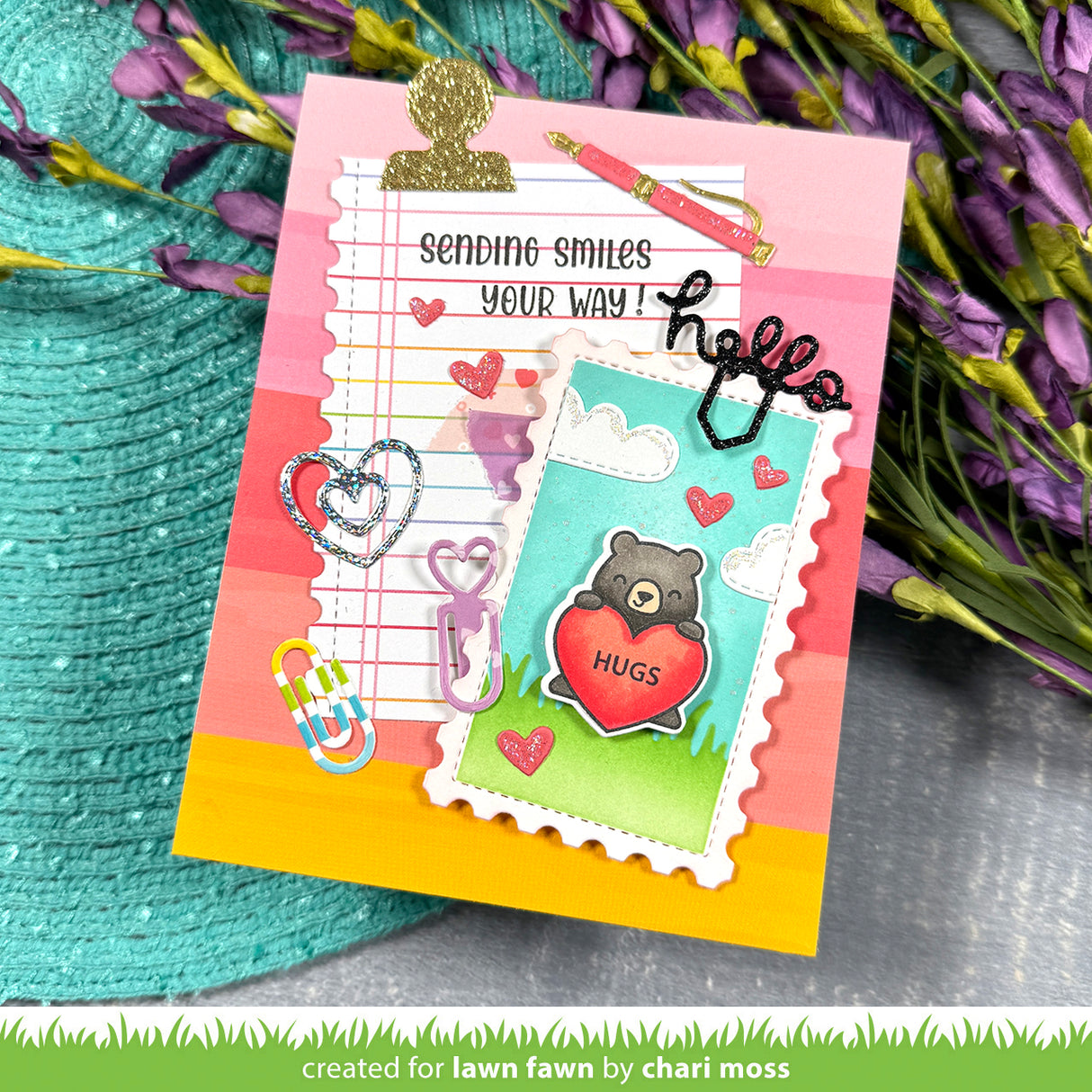 postage rectangle stackables stencils