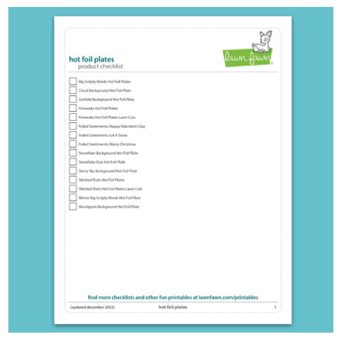 Printables Lawn Fawn