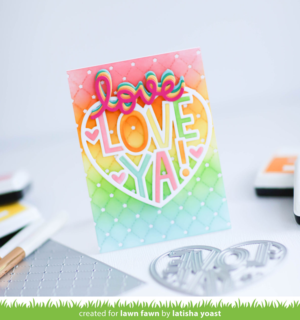 quilted star backdrop