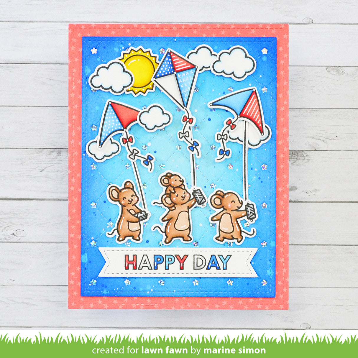 quilted star backdrop