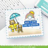 rainy day backdrop: landscape