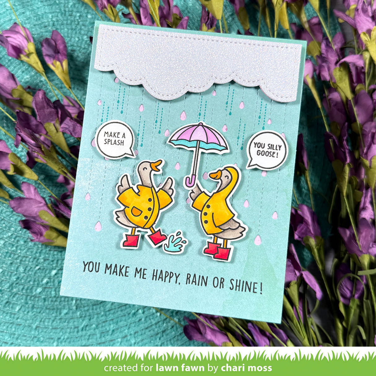 rainy day backdrop: portrait