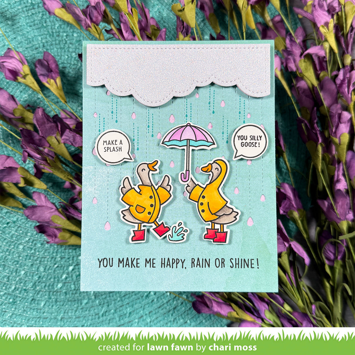 silly goose, rain or shine!