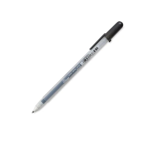 sakura black glaze gel pen