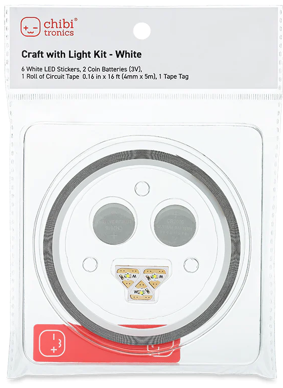 største Risikabel krog chibitronics chibi LED craft with light kit - white | Lawn Fawn
